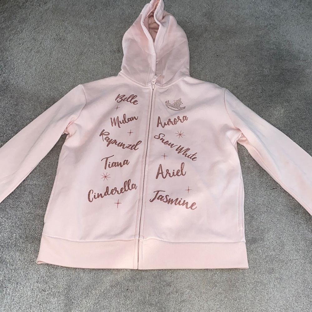 WDW NWT kids princess hoodie size XL